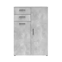 Комод MultiDo 80 см с 2 дверцами и 2 ящиками светлый ателье