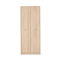 Armario de dos puertas Nepo Plus 80 cm roble sonoma