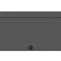 Armario de cocina superior Junona Line 60 cm sobre campana roble bernstein/grafito