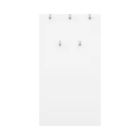 Perchero de pared para recibidor Nepo Plus blanco