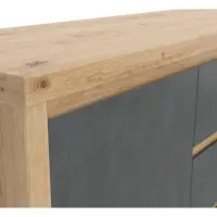 Mueble RTV Larios 190 cm con 2 puertas y 3 cajones roble artisan/matera