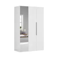 Armario modular Flex 150 cm con puertas y espejo blanco