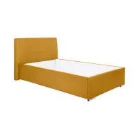 Cama tapizada Cosala III 120x200 amarilla