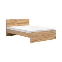 Cama Zele 140x200 roble wotan