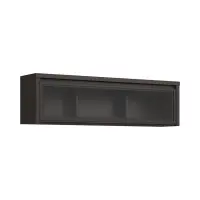 Vitrina suspendida Kaspian 144 cm con puertas wenge
