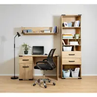 Estante de pared Lara 117 cm fresno belarus