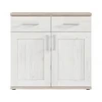 Cómoda Romance 96 cm con 2 puertas y 2 cajones alerce sibiu claro