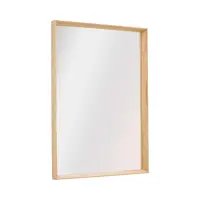 Espejo de pared con marco Inside 52x72 cm marrón