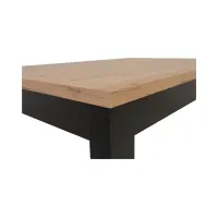 Mesa extensible Maren 130/180x90 roble wotan/negro