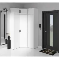 Estantería MultiDo 45 cm con puertas atelier claro