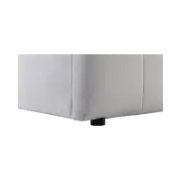 Cama tapizada Lones 160x200 gris
