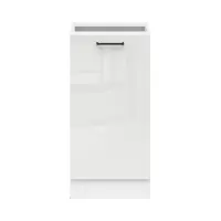 Mueble de cocina inferior Junona Line 40 cm izquierdo brillo tiza