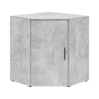 Estantería de esquina MultiDo 71,5x71,5 cm con puertas atelier claro