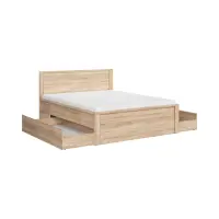 Cama Kaspian T 160x200 roble sonoma