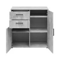 Комод MultiDo 80 см с 2 дверцами и 2 ящиками светлый ателье