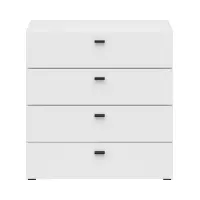 Комод System 64 з 4 шухлядами білий
