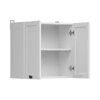 Armario de cocina superior Junona Line 60 cm de dos puertas blanco