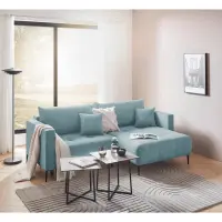 Універсальний кутовий диван Ponty розкладний з нішею м'ятний