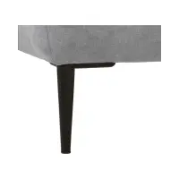 Угловой диван универсальный Ponty раскладной с ящиком серый