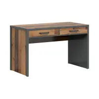 Desk Weston 120 cm with 2 drawers old style pine