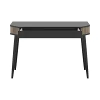 Tocador Capri 120 cm con cajón negro/roble flagstaff oscuro