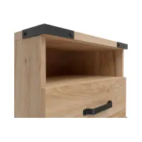 Mesita de noche Lara 50 cm con cajón fresno belarus