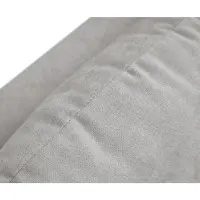 Sofá de tres plazas Sun con función de cama y contenedor gris