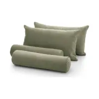 Juego de almohadas para cama Joy verdes