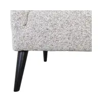 Sillón orejero Casey trenzado beige