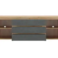 Mueble RTV Larios 190 cm con 2 puertas y 3 cajones roble artisan/matera