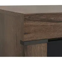 Witryna Balin 68 cm z drzwiami dąb monastery/dąb czarny