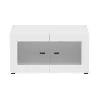 Vitrina System 64 de 2 puertas blanca