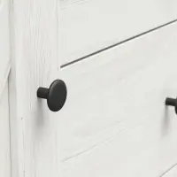 Cómoda Frija 153 cm con 2 puertas y 4 cajones pino andersen blanco