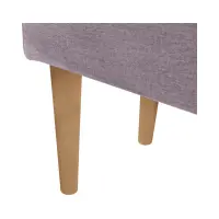 Puf Milo de terciopelo morado