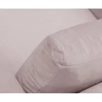 Sofá individual Bunio convertible con arcón rosa