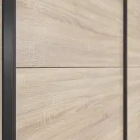 Armario de puertas correderas Tetrix 153 cm roble sonoma