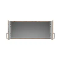 Altillo para armario Brando 91 cm con 2 puertas roble flagstaff oscuro