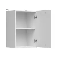 Armario de cocina superior Junona Line 40 cm izquierda/derecha gris claro brillo