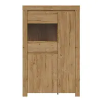 Vitrina Holten 98 cm con 3 puertas roble waterford