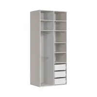 Armario de dos puertas Flex 100 cm cachemira