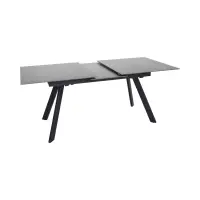 Mesa extensible Planet 160-200x90 negro/antracita