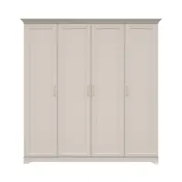 Armario de cuatro puertas Anga 210 cm cachemira