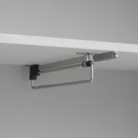 Estantería para recibidor Yamael con puertas roble artisan/blanco