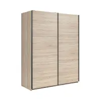 Armario de puertas correderas Tetrix 153 cm roble sonoma