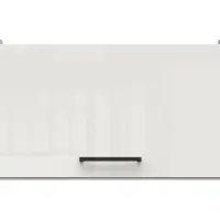 Armario de cocina superior Junona Line 60 cm abatible brillo tiza