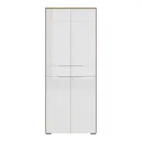 Estantería Nevada 80 cm con 2 puertas roble riviera