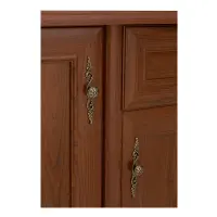 Cómoda Kent 154 cm con 3 puertas y un cajón castaño