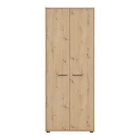 Estantería Space Office 80 cm con 2 puertas roble artisan