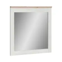 Espejo de pared Romance 96x91,5 cm blanco