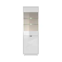 Vitrina Forn 64 cm con 2 puertas blanco brillo